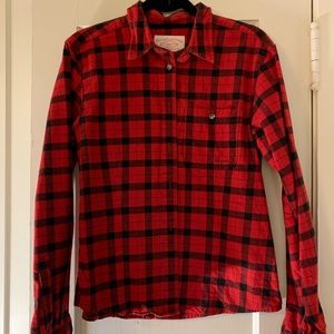 Filson Red Plaid Flannel Shirt